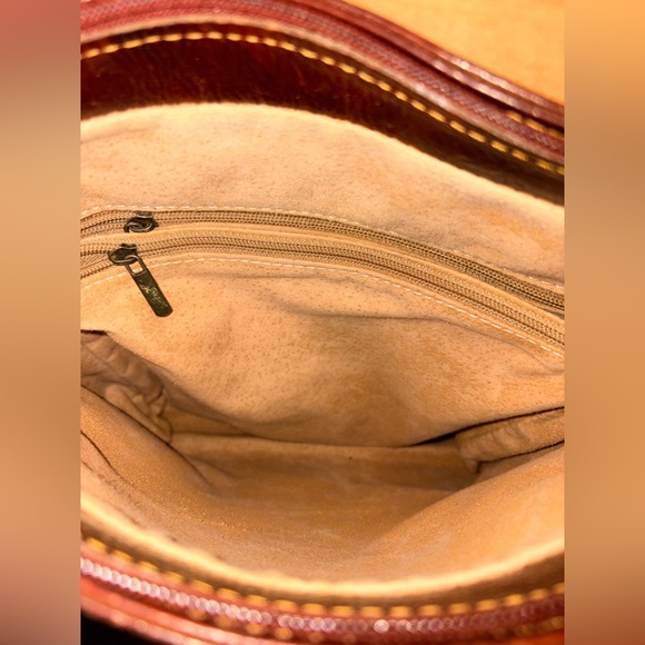 Vintage Manufactus Rome (Manufacius) Italian Leather Messenger Crossbody Bag - Picture 11 of 16